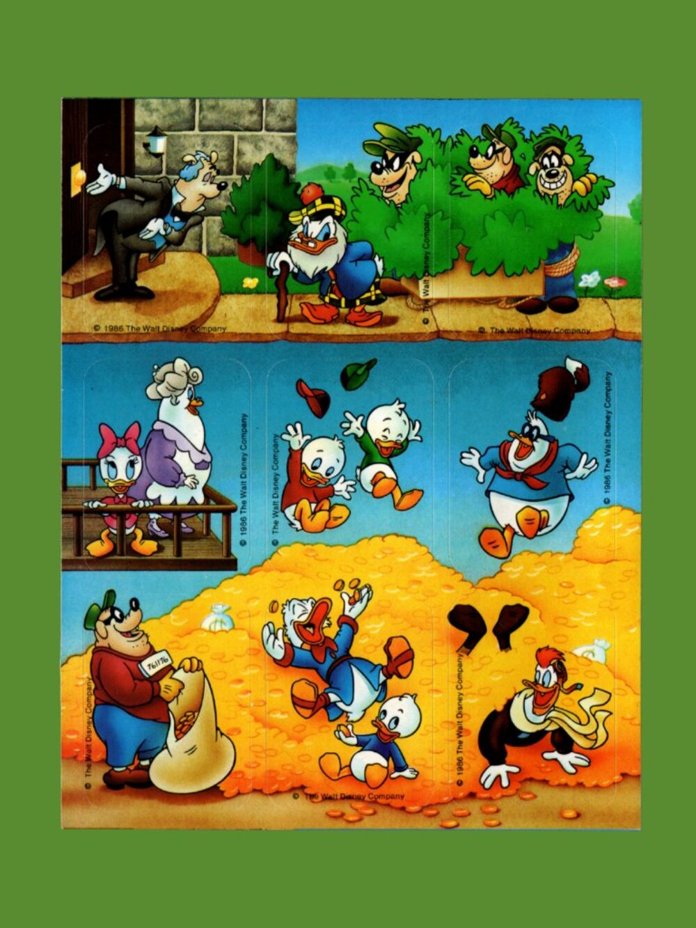 DuckTales Sticker Sheet by Gibson Greetings Retro Craft & Collecting Vintage 80s